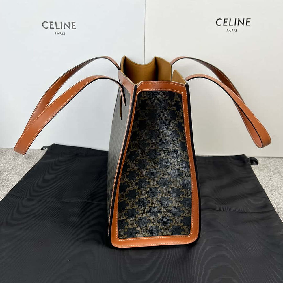 Thumbnail: Large Logo Printed Handbag with Rotating Buckle – CEL113