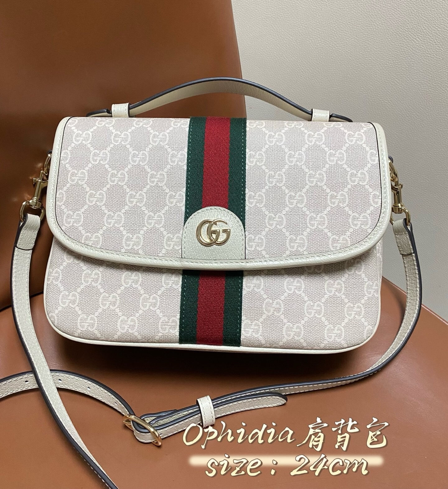 GUCCI Ophidia Postman Bag Model 836842 Medium