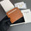 Thumbnail: CELINE TRIOMPHE logo printed sheepskin zipper card holder wallet
