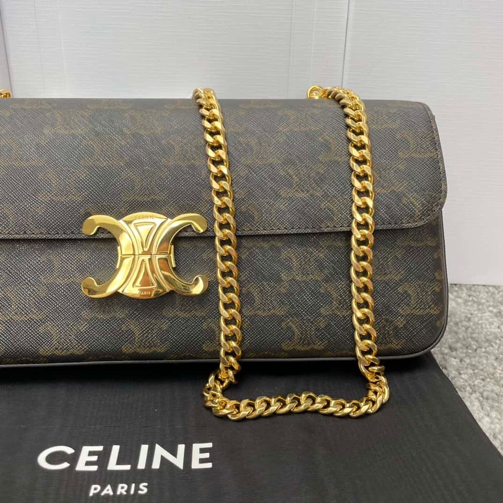 Thumbnail: Celine Triomphe Chain Bag Dupe | Cheap Celine Purse & Designer Replica