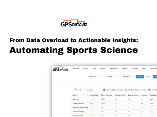 From Data Overload to Actionable Insights: Automating Sports Science