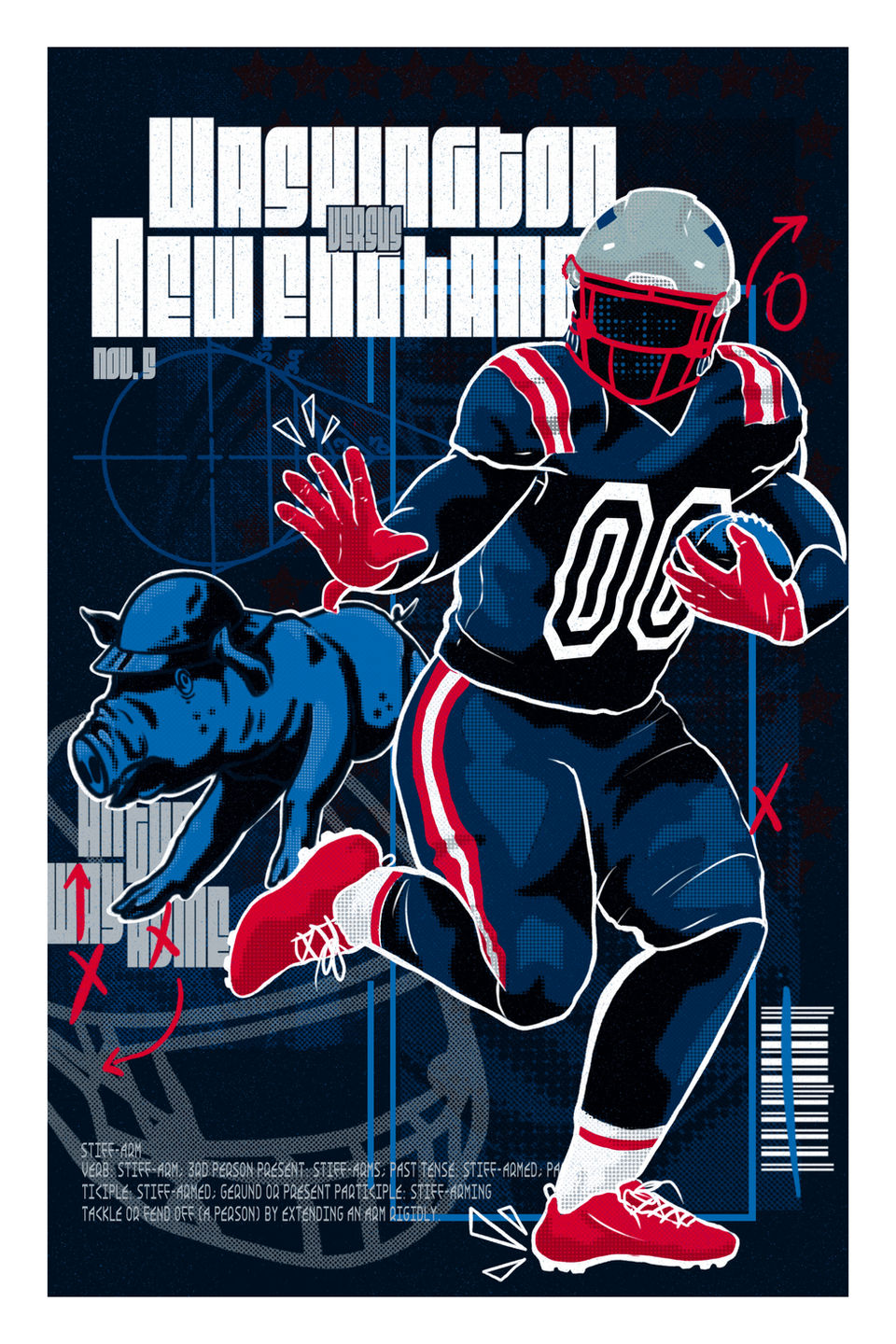 Patriots Gameday Poster