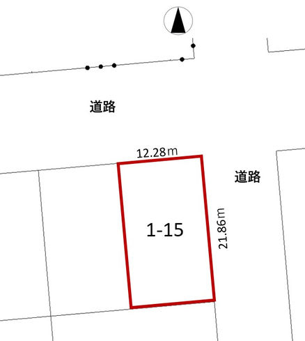 芽室　売土地　住宅用地　80坪　北東角地　角地　建築条件なし　十勝　とかちワークス