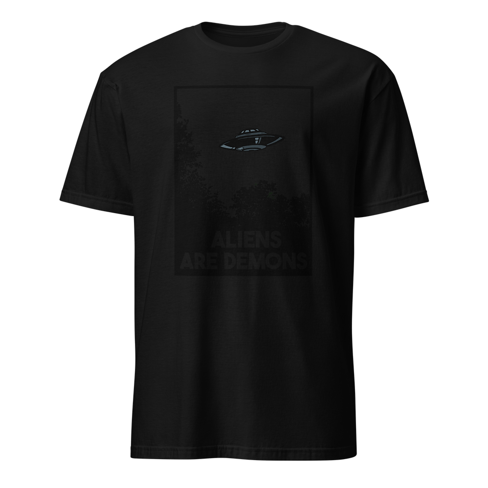 Thumbnail: Aliens Are Demons - Black print - T-Shirt
