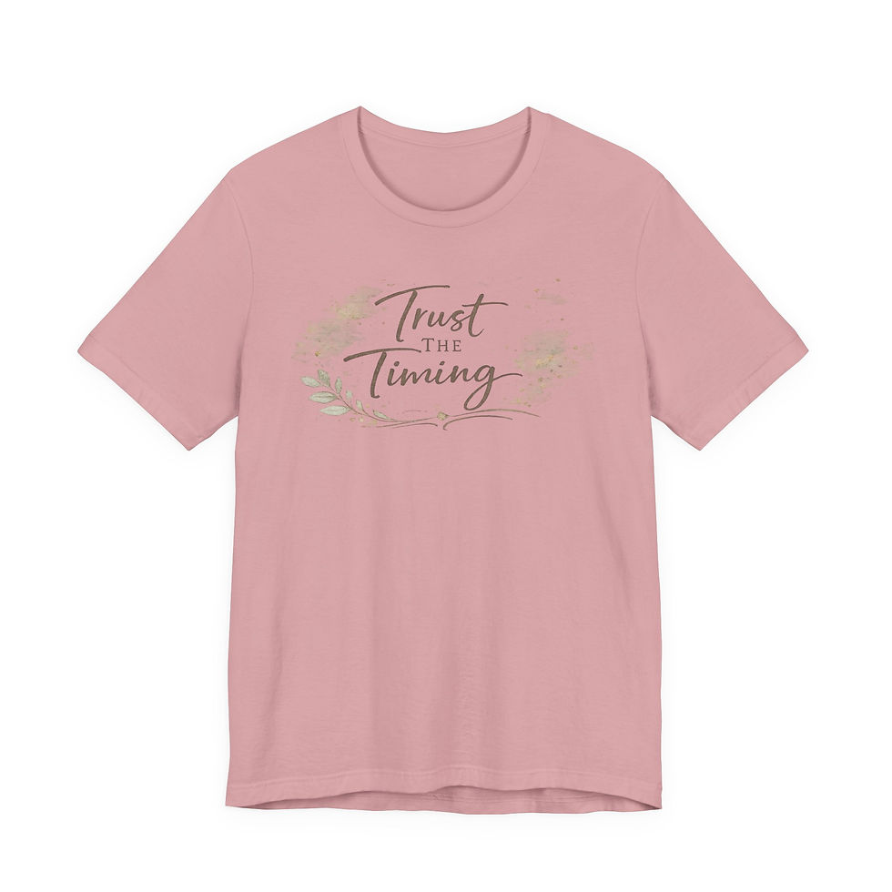 Thumbnail: Trust the Timing Shirt– Minimalist Inspirational T-Shirt | Wabi Sabi Quote Tee