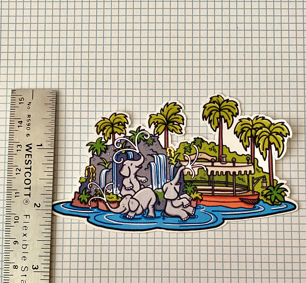 Thumbnail: “Jungle” Weatherproof sticker