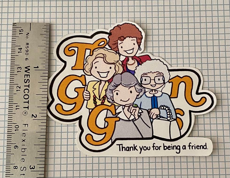 Thumbnail: “Golden” Weatherproof sticker