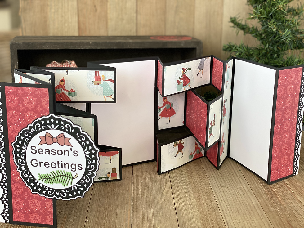 Thumbnail: Christmas Card - Tri-shutter Card