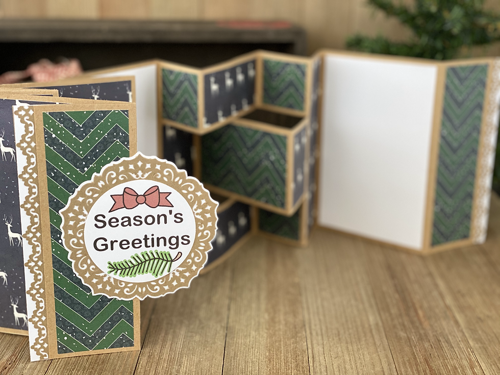 Thumbnail: Christmas Card - Tri-shutter Card