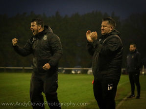 Ben Hunter & Leon Meakin celebrating