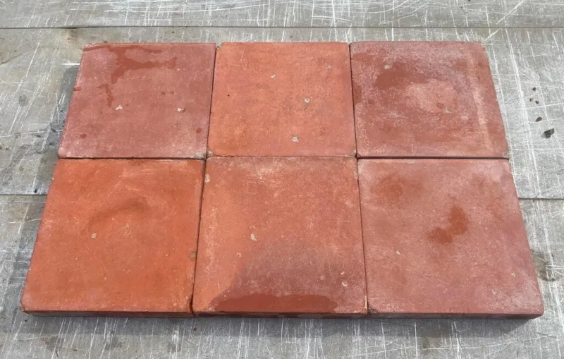 9" VICTORIAN RED QUARRY TILES