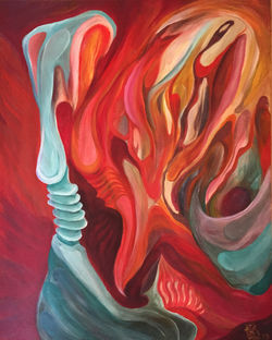 Eternity in motion - oil on canvas - Konstantinos Grigoriadis