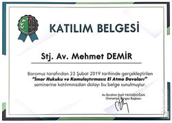 İmar Hukuku ve Kamulaştırmasız El Atma D