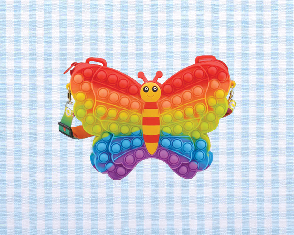 Fidget Butterfly Crossbody - Rainbow
