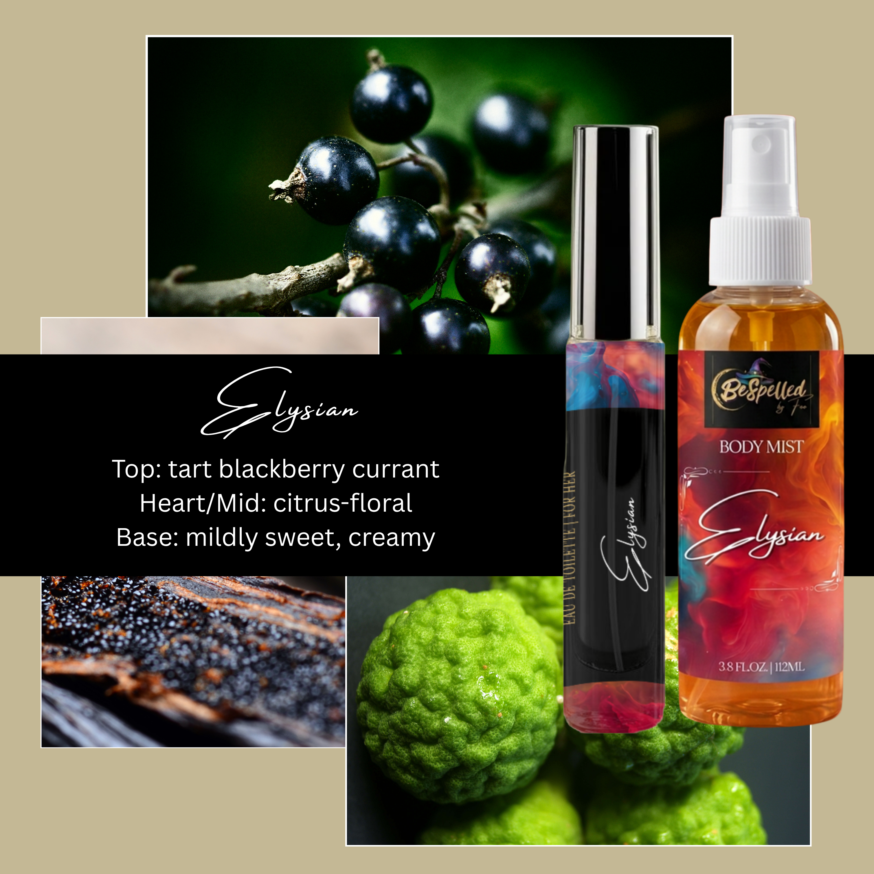 BeSpelled Perfume & Body Mist Set - Elysian