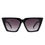 Thumbnail: Cat Eye Retro Sunglasses - Purple, front view
