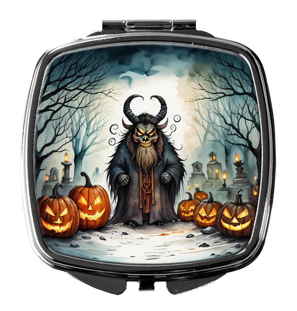 Krampus Compact Mirror