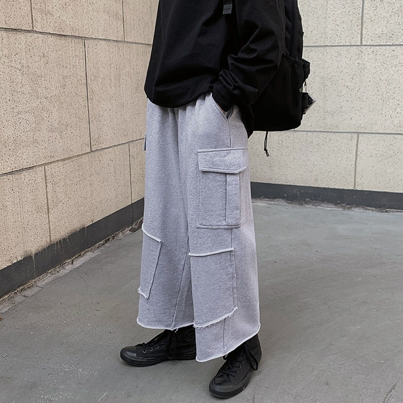 Thumbnail: Women's High-Waisted Loose Wide-Leg Trousers
