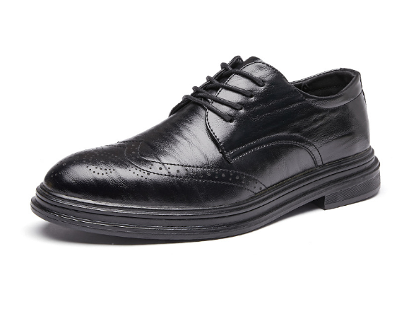 Thumbnail: Men's Genuine Leather Dress Shoes for Business & Casual