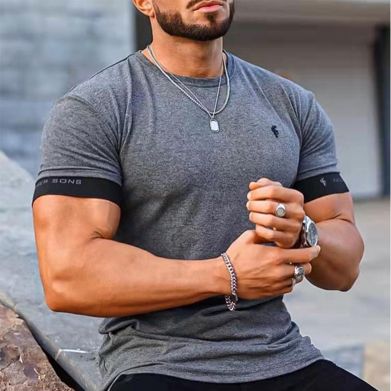 Thumbnail: Men's Cotton Gym Shirt for Any Activity