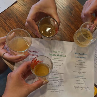 she gathers cocktail bar