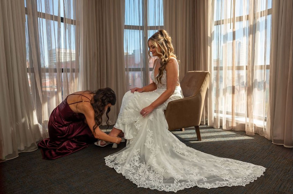123 Imaging, bride getting ready for wedding, white lace wedding dress, wedding videographer, wedding photographer