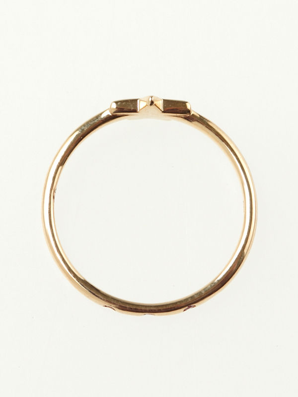 サムネイル： TWO MINI STAR PINKIE RING