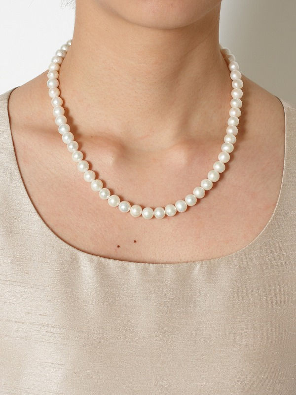 サムネイル： FLOWER PEARL NECKLACE