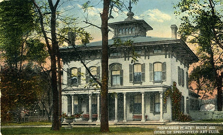 Postcard of Edwards Place from early 20th century.