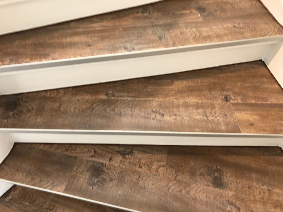 Vinyl Verlegung - Treppe