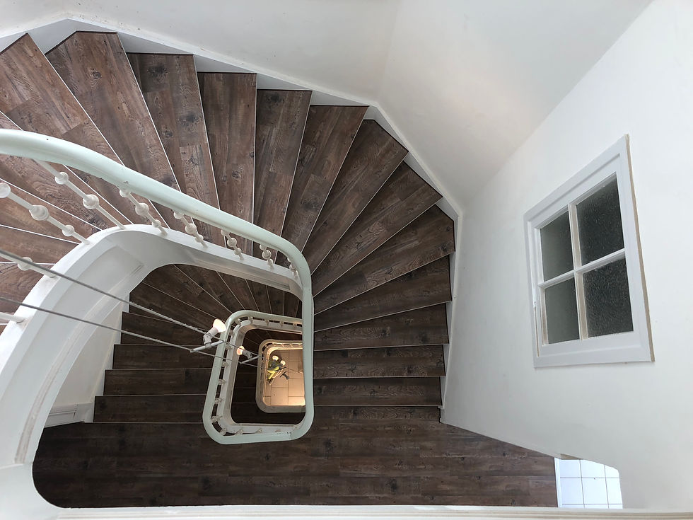 Vinyl Verlegung - Treppe