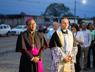 Paróquia Sagrado Coração de Jesus, em Monte Alegre, acolhe pela primeira vez a visita de Dom George