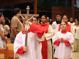 Santuário Diocesano vive noite de fé e preparação para a Festa da Divina Misericórdia