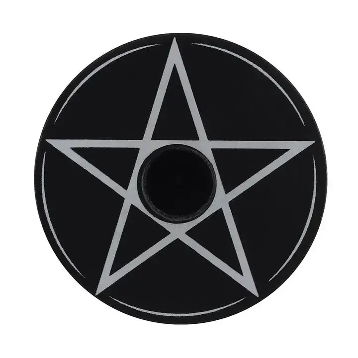 Pentagram Spell Candle Holder