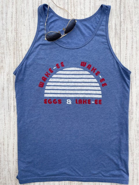 Wakee Wakee Tank Blue Tri