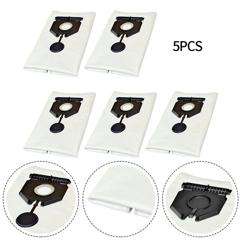 Hot Review! 5 PCS Dust Bag High Filtration Bag Suitable For Kärcher 2.889-154.0 NT 30/1 30L Replacement Vacuum Cleaner Part