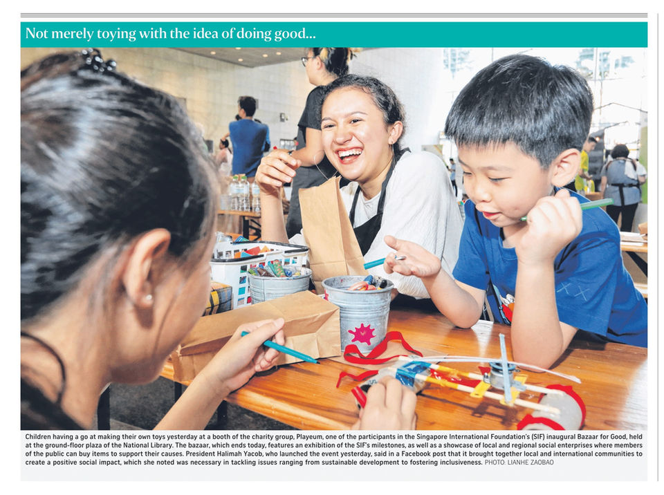 20190407 - The Straits Times Not merely toying with the idea of doing good.jpg