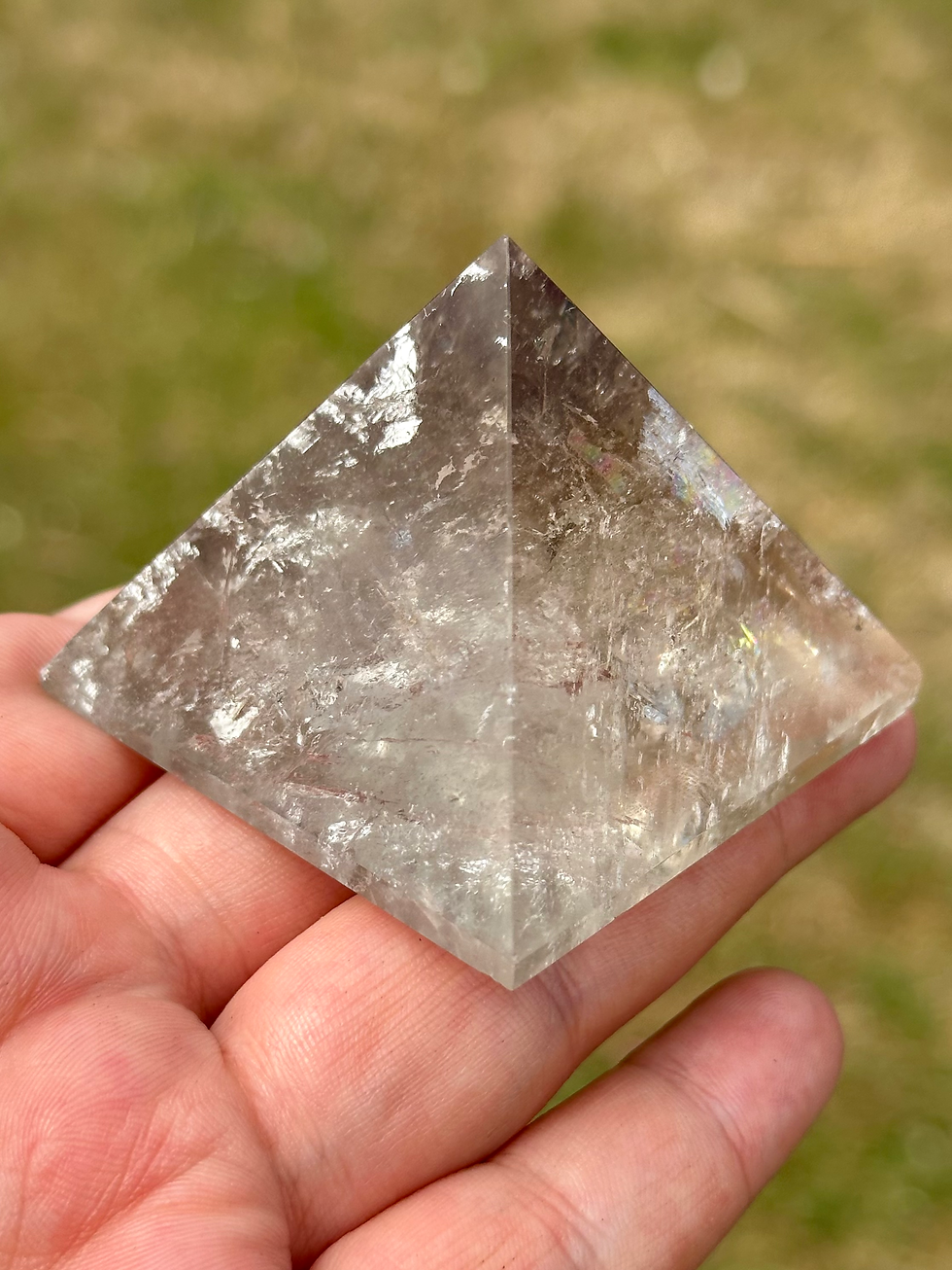 Brazilian Smokey Quartz Pyramid D