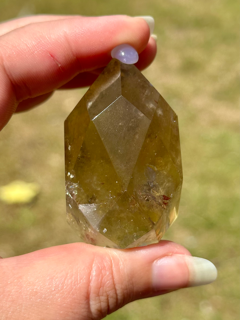 Thumbnail: Brazilian Citrine Faceted Egg A