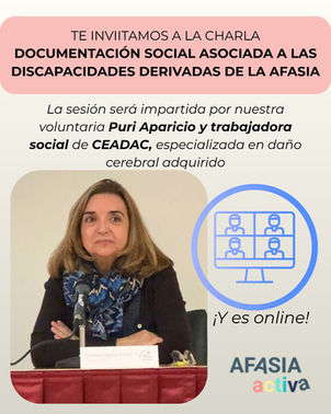  Documentación social asociada a las discapacidades derivadas de la afasia