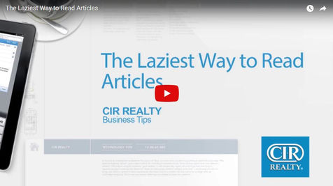 The Laziest Way to Read Articles
