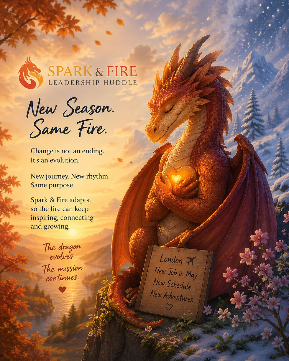 The Last Spark & Fire… For Now