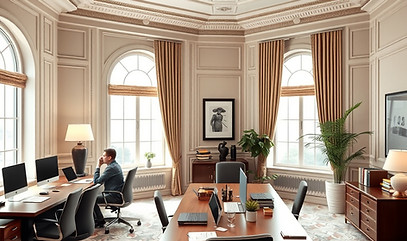 Fancy office that is a shareable workspace for multiple people..jpg