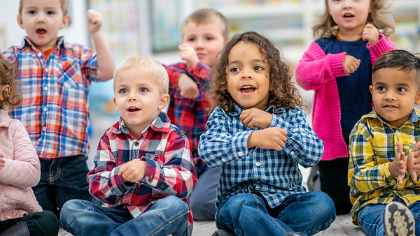 kids enjoying play and learn time