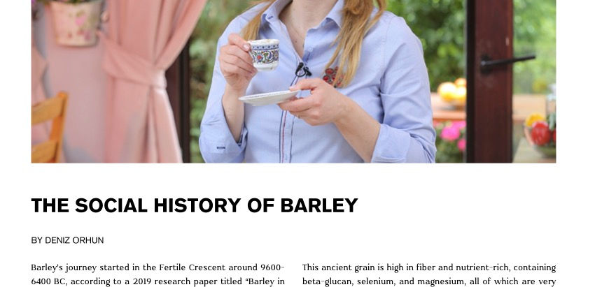 The Social History of Barley