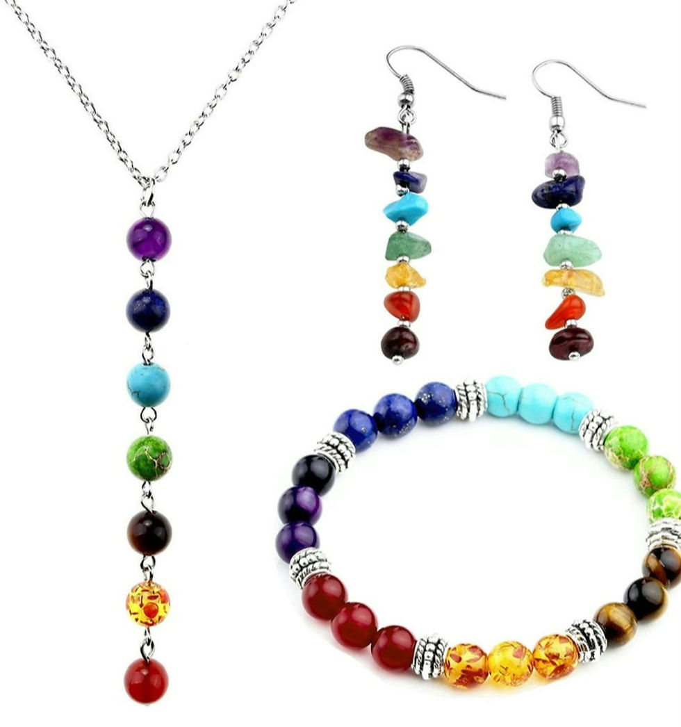 7 Chakra Healing Energy Balancing Jewelry set