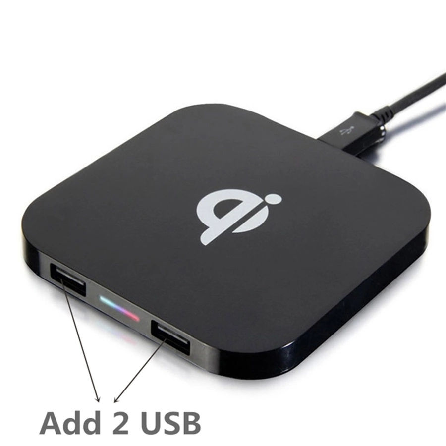 Thumbnail: 15W Qi Wireless Charging Pad for iPhone Samsung & Android Phones