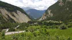 Descente du Col de Larche