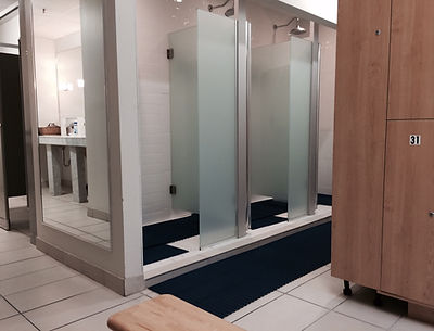 Showers, Steam Room