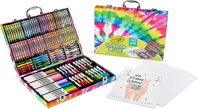 Crayola Inspiration Art Case Coloring Set - Tie-Dye (140ct)